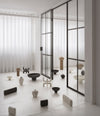 Cobra Candle Holder by 101 Copenhagen in Bone White in a styled interior, view 2 – In Dubai by WSPR
