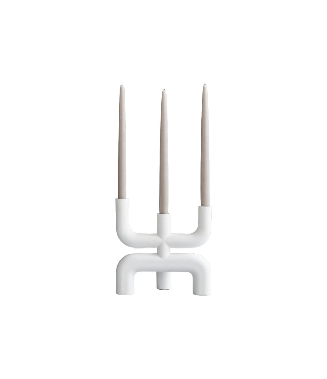 Cobra Candle Holder by 101 Copenhagen in Bone White, view 2 – In Dubai by WSPR