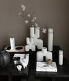 Cobra Vase Double, Mini by 101 Copenhagen in Bone White in a styled interior, view 2 – In Dubai by WSPR