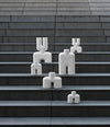 Cobra Vase Tall, Mini by 101 Copenhagen in Bone White in a styled interior, view 3 – In Dubai by WSPR