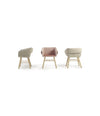 Collar Chair by Sancal in three colours on stained ash legs – In Dubai by WSPR