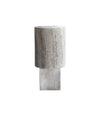 Column Table by 101 Copenhagen in Silver Travertine – In Dubai by WSPR