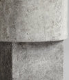 Column Table by 101 Copenhagen in Silver Travertine, view 3 – In Dubai by WSPR