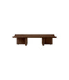 Conrad Lounge Table by Audo in Dark Stained Oak, front view – In Dubai by WSPR