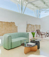 Core Sofa by Sancal in sage in a bright room – In Dubai by WSPR