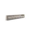 Core Sofa by Sancal long sofa in taupe, three-quarter view – In Dubai by WSPR
