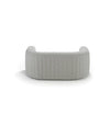 Core Sofa by Sancal two-seater in grey, rear view – In Dubai by WSPR