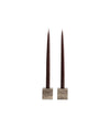 Cube Candle Holder by 101 Copenhagen in Silver Travertine – In Dubai by WSPR