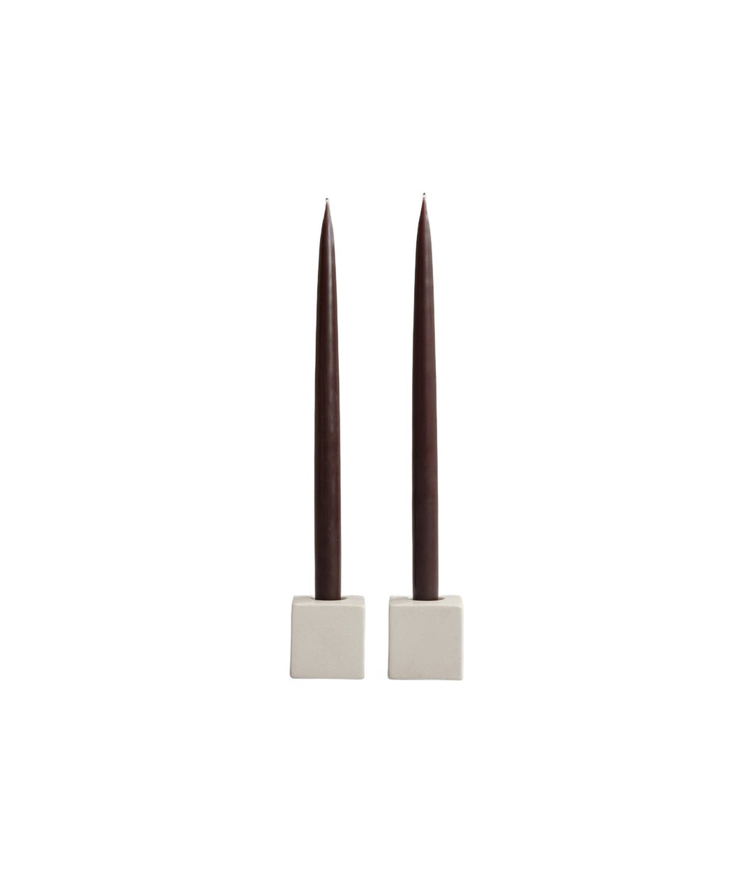 Cube Candle Holders by 101 Copenhagen in High Glaze Birch – In Dubai by WSPR