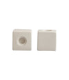 Cube Candle Holders by 101 Copenhagen in High Glaze Birch, view 2 – In Dubai by WSPR