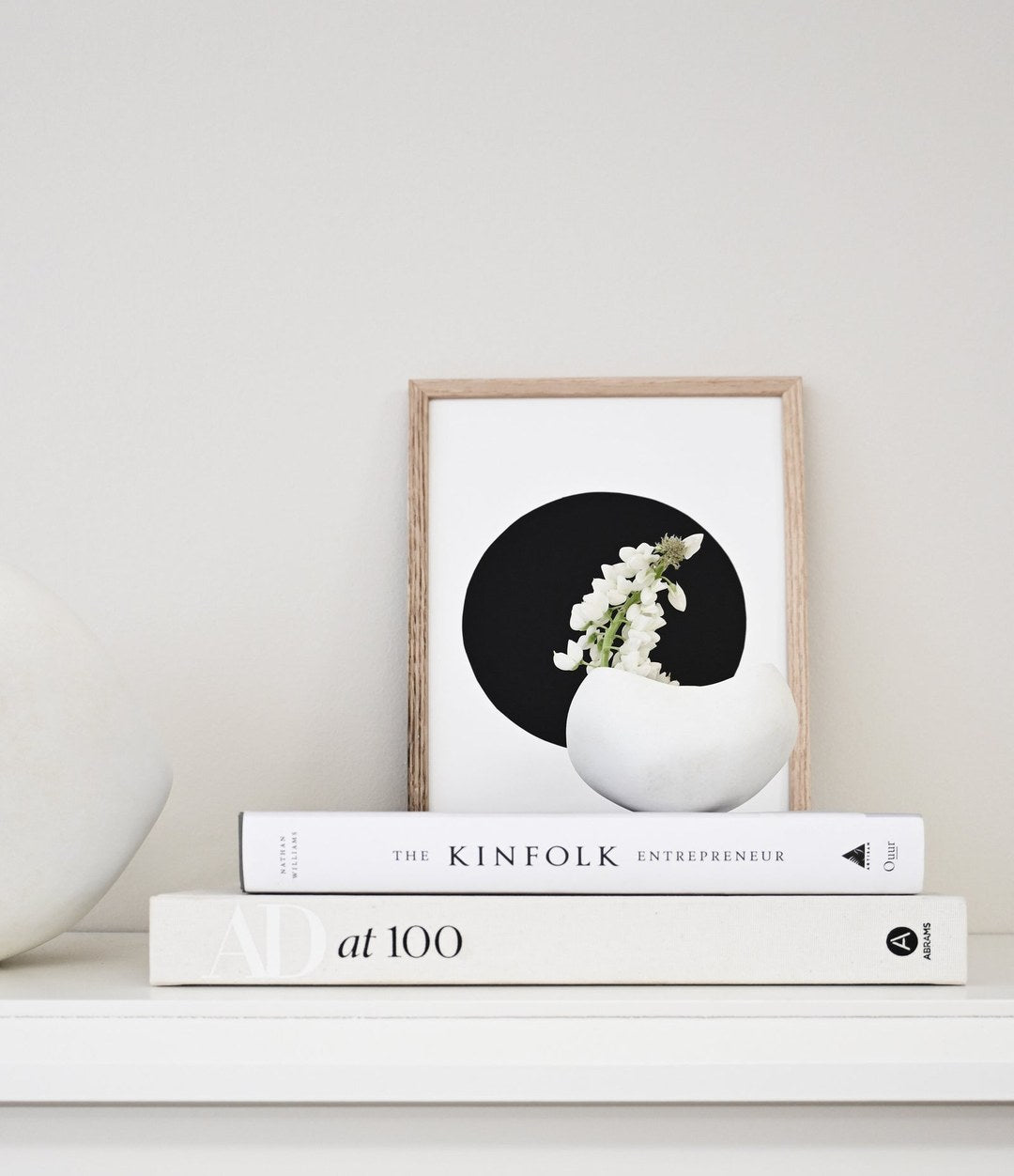 Curve Bowl, Mini by 101 Copenhagen in Bone White in a styled interior – In Dubai by WSPR