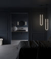 Curve Pendant Lamp by 101 Copenhagen in Bronze (5m) in a styled interior, view 3 – In Dubai by WSPR