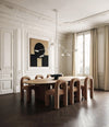 Daiku Dining Chair by 101 Copenhagen in Desert in a styled interior, view 2 – In Dubai by WSPR