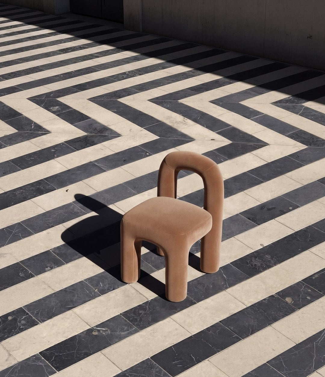 Daiku Dining Chair by 101 Copenhagen in Desert in a styled interior, view 3 – In Dubai by WSPR