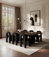 Daiku Dining Chair by 101 Copenhagen in Deep Taupe in a styled interior – In Dubai by WSPR