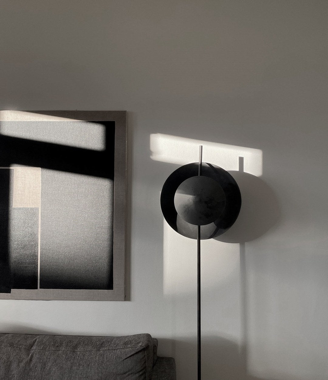 Dawn Floor Lamp by 101 Copenhagen in Oxidized in a styled interior, view 2 – In Dubai by WSPR