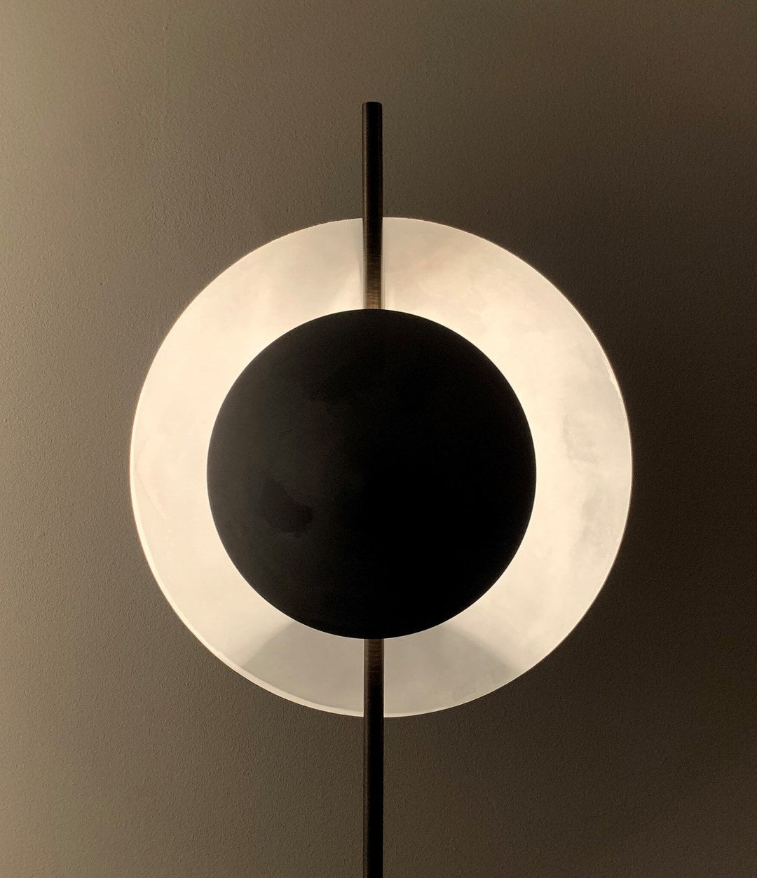 Dawn Floor Lamp by 101 Copenhagen in Oxidized in a styled interior, view 3 – In Dubai by WSPR