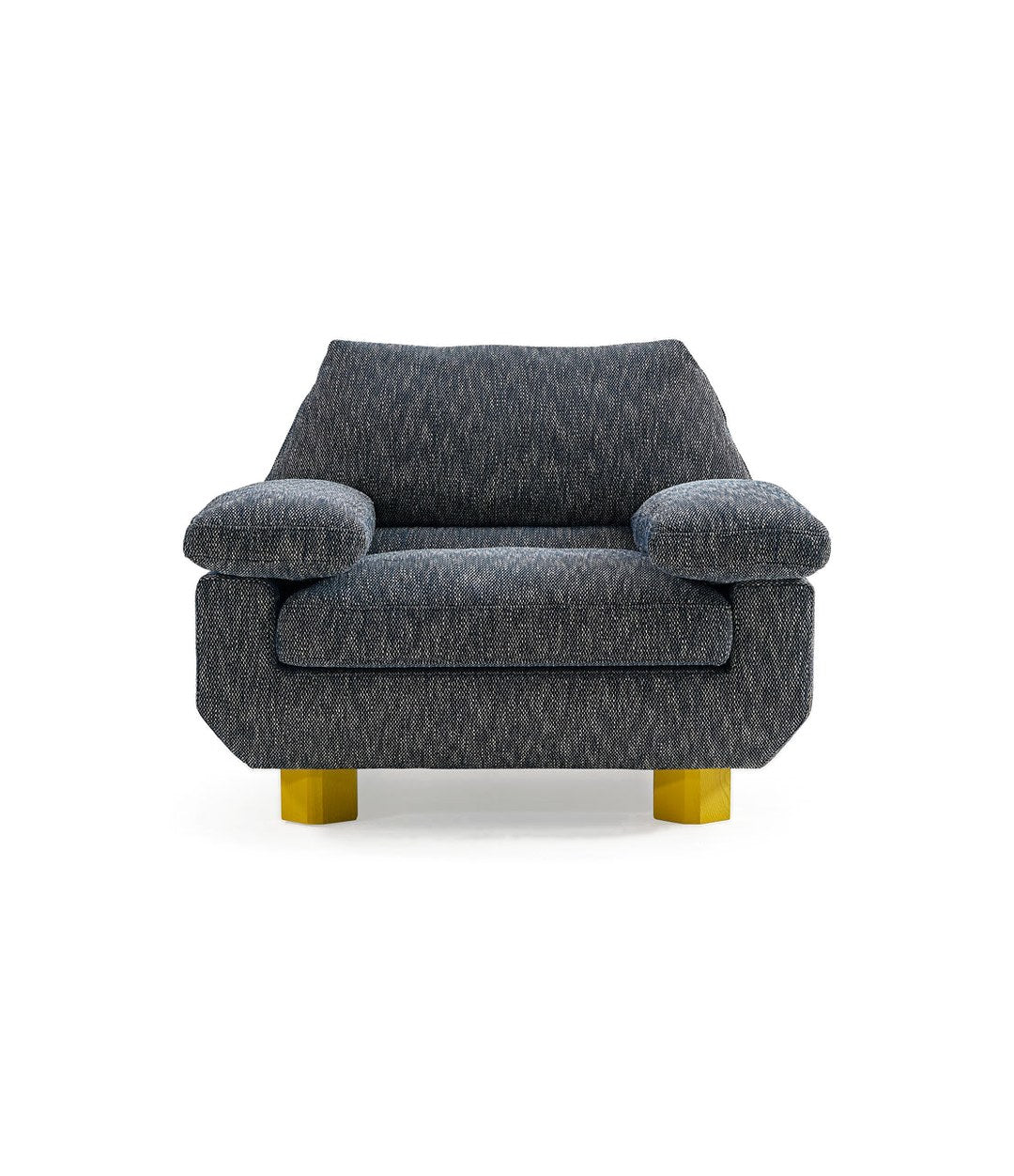 DB Armchair by Sancal in charcoal, front view – In Dubai by WSPR