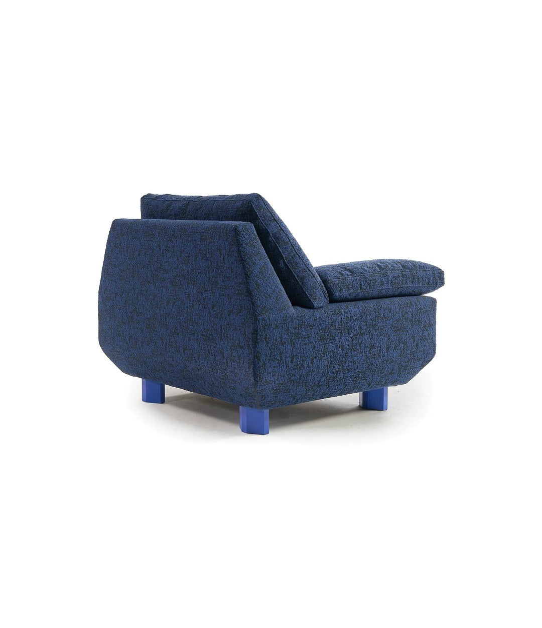 DB Armchair by Sancal in blue with blue feet – In Dubai by WSPR