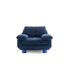 DB Armchair by Sancal in blue, front view – In Dubai by WSPR