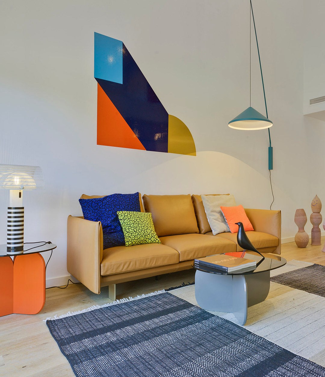 Deep Sofa by Sancal two-seater in a colourful living room – In Dubai by WSPR