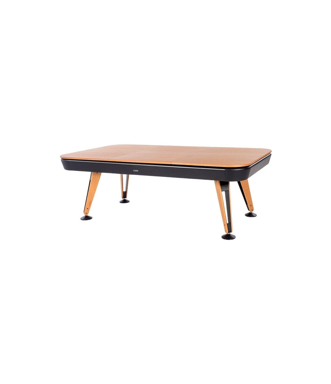 Diagonal Dining Pool Table Kit by RS Barcelona in Indoor, Iroko top view – In Dubai by WSPR