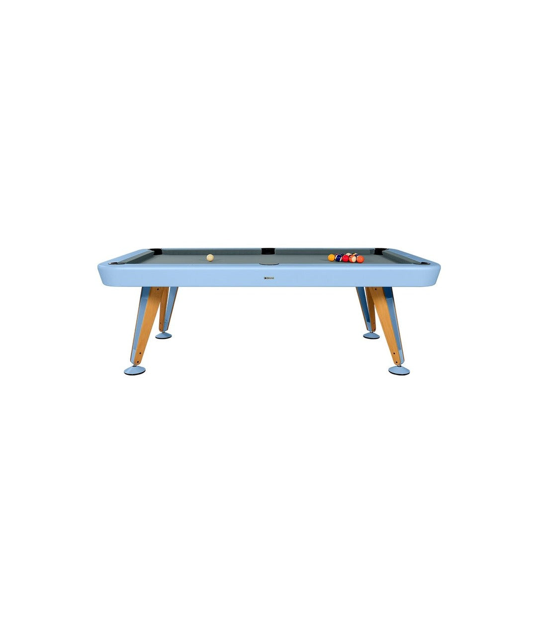 Diagonal Pool Table (Outdoor) by RS Barcelona in Cool Blue – view 2 – In Dubai by WSPR