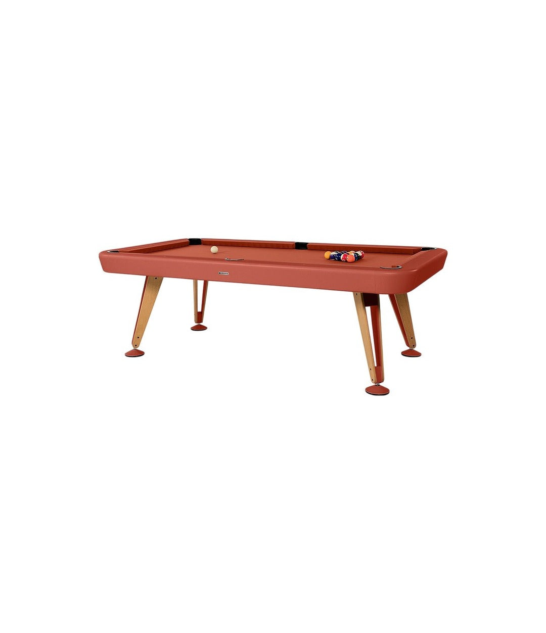 Diagonal Pool Table (Outdoor) by RS Barcelona in Terracotta – In Dubai by WSPR