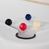 Diagonal Pool Table (Outdoor) by RS Barcelona detail of the balls on the cloth – In Dubai by WSPR