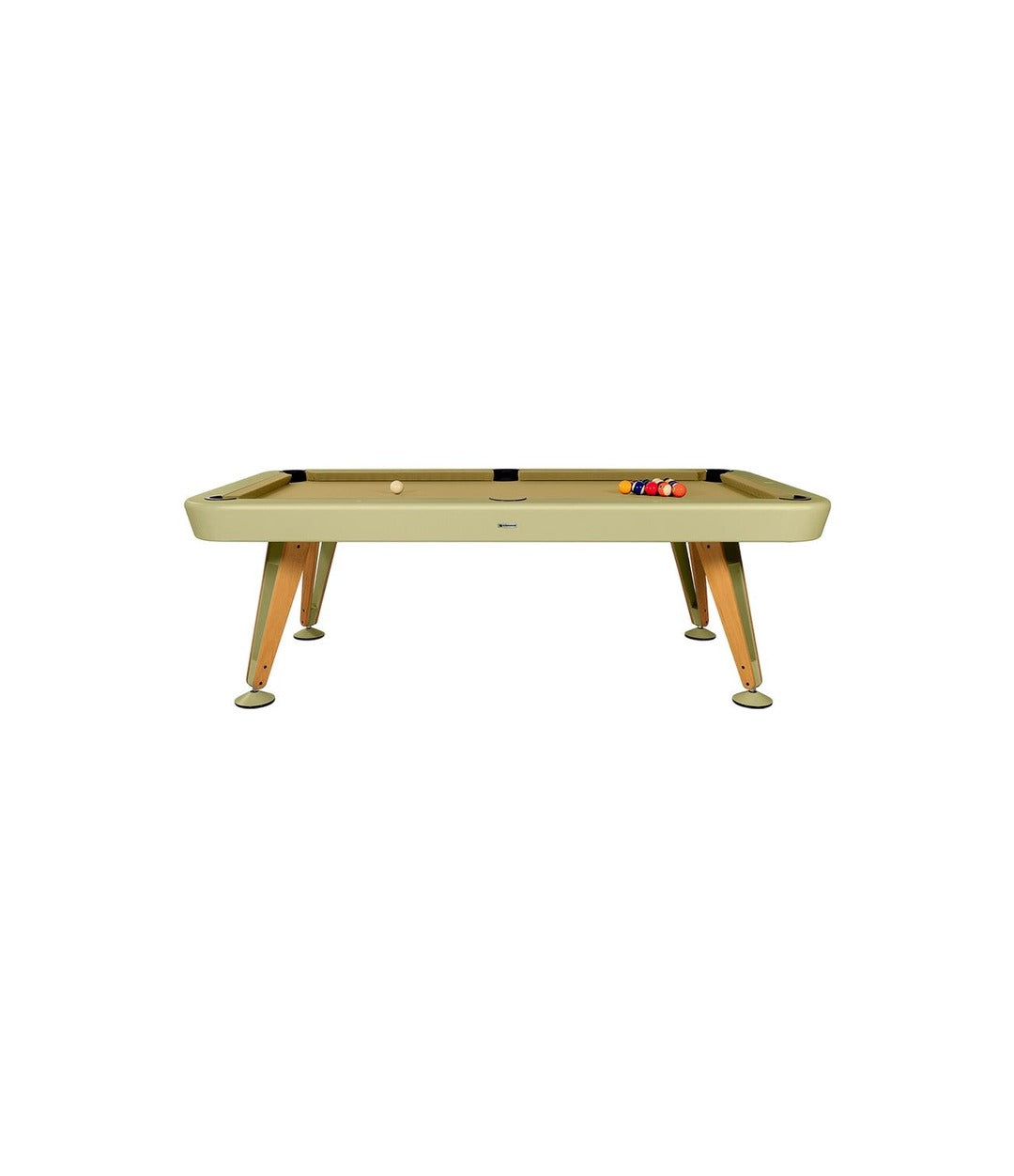 Diagonal Pool Table by RS Barcelona in Green Beige – view 2 – In Dubai by WSPR