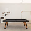 Diagonal Pool Table by RS Barcelona in Jet Black in a bright interior – In Dubai by WSPR