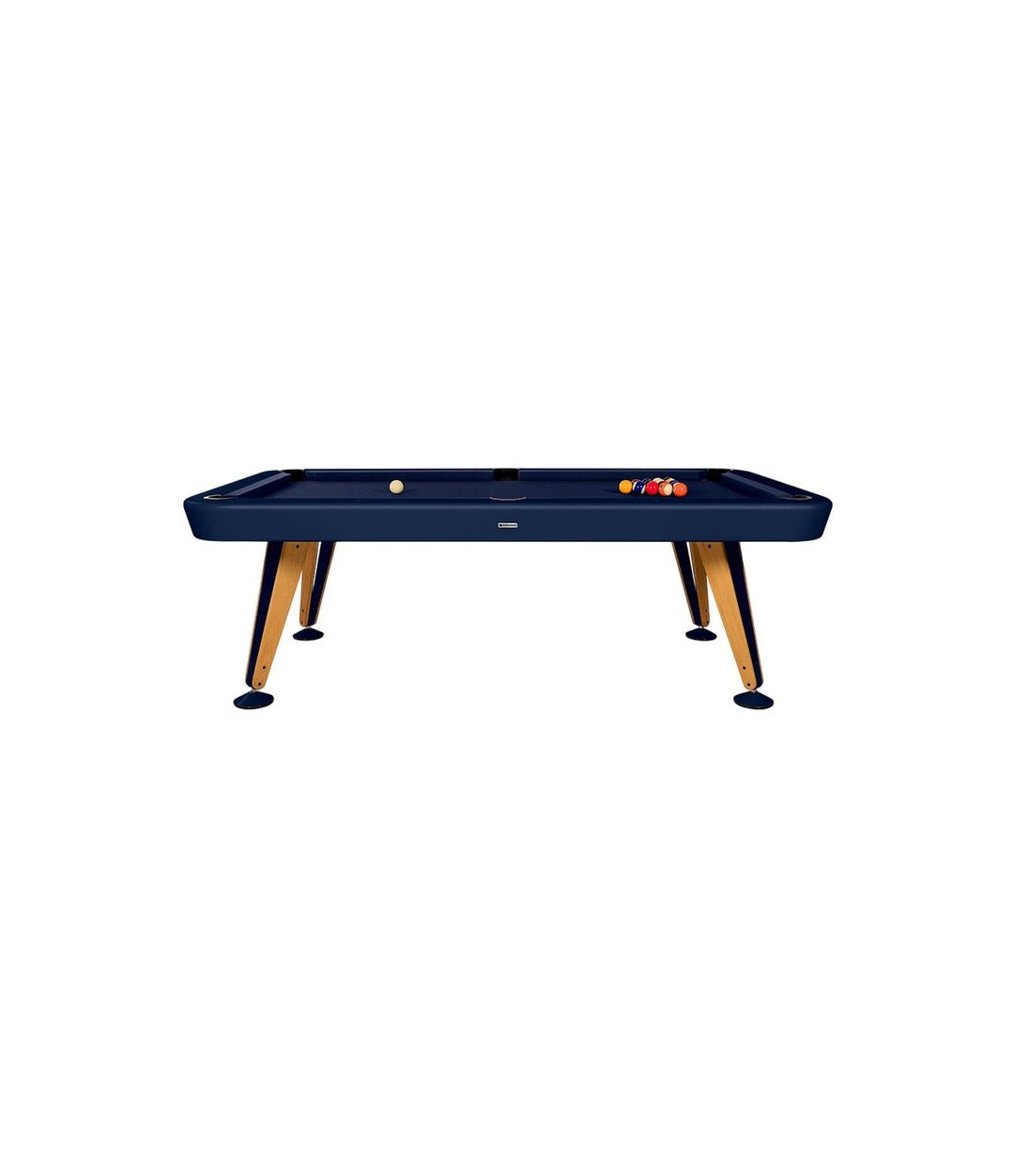 Diagonal Pool Table by RS Barcelona in Steel Blue – view 2 – In Dubai by WSPR