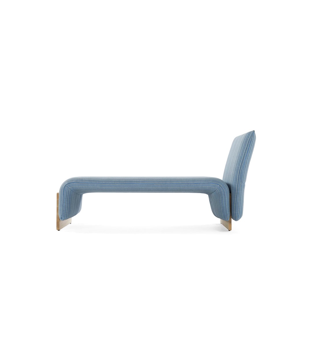 Diwan Chaise Longue by Sancal in blue, front view – In Dubai by WSPR
