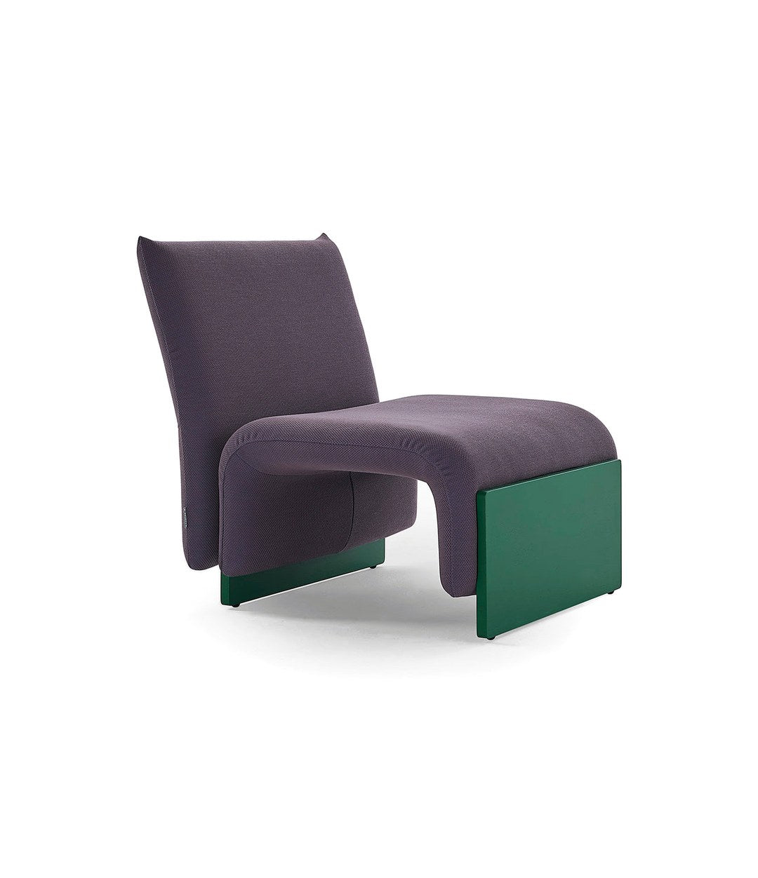 Diwan Lounge Chair by Sancal in plum with green legs – In Dubai by WSPR