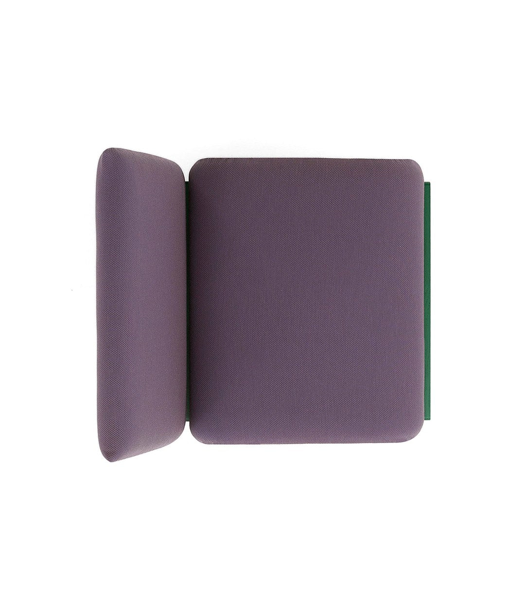 Diwan Lounge Chair by Sancal in plum seen from above – In Dubai by WSPR