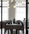 Drop Chandelier Bulp by 101 Copenhagen in Grey (5m) in a styled interior, view 3 – In Dubai by WSPR