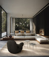 Drop Chandelier Bulp, Grande by 101 Copenhagen in Grey (5m) in a styled interior, view 3 – In Dubai by WSPR