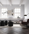 Drop Chandelier Bulp, Mini by 101 Copenhagen in Grey (5m) in a styled interior, view 3 – In Dubai by WSPR