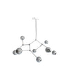 Drop Chandelier Globe by 101 Copenhagen in Chrome (5m) – In Dubai by WSPR