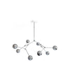 Drop Chandelier Globe by 101 Copenhagen in Chrome (5m), view 2 – In Dubai by WSPR