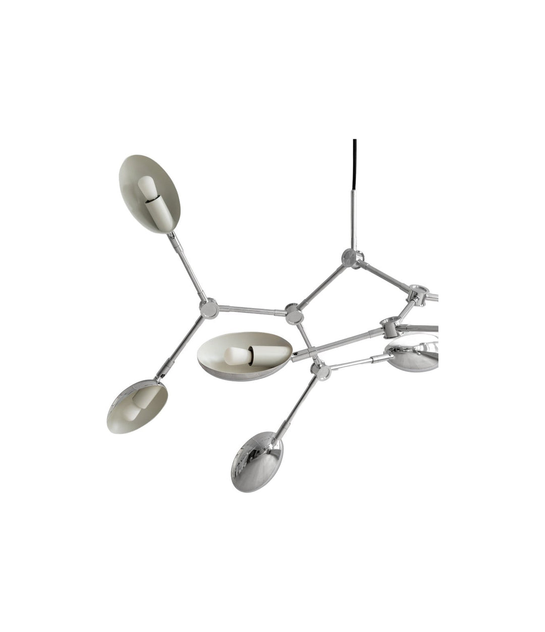 Drop Chandelier, Mini by 101 Copenhagen in Chrome, view 2 – In Dubai by WSPR