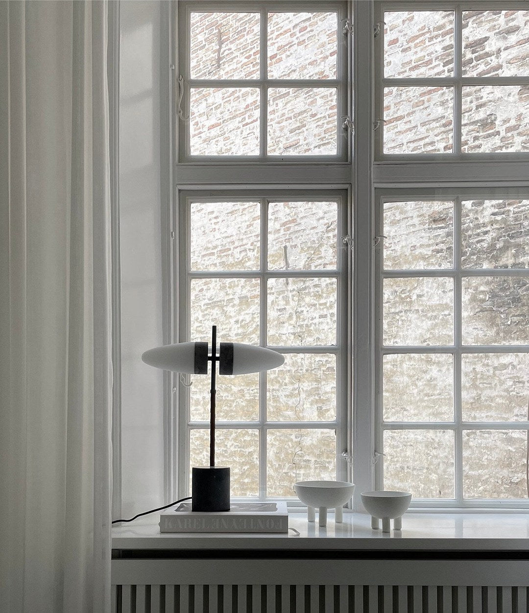 Duck Bowl, Mini by 101 Copenhagen in Bone White in a styled interior, view 2 – In Dubai by WSPR
