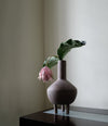 Duck Vase, Fat by 101 Copenhagen in Taupe in a styled interior, view 2 – In Dubai by WSPR