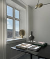 Duck Vase, Fat by 101 Copenhagen in Dark Grey in a styled interior – In Dubai by WSPR