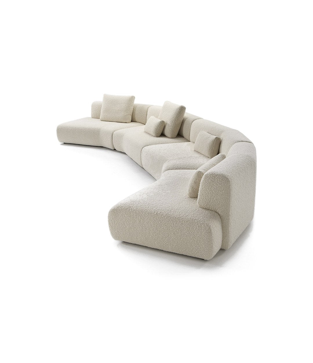 Duo Maxi Modular Sofa by Sancal curved composition in cream – In Dubai by WSPR