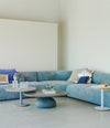 Duo Maxi Modular Sofa by Sancal corner composition in blue, wide view – In Dubai by WSPR