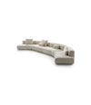 Duo Maxi Modular Sofa by Sancal long curved composition in cream – In Dubai by WSPR