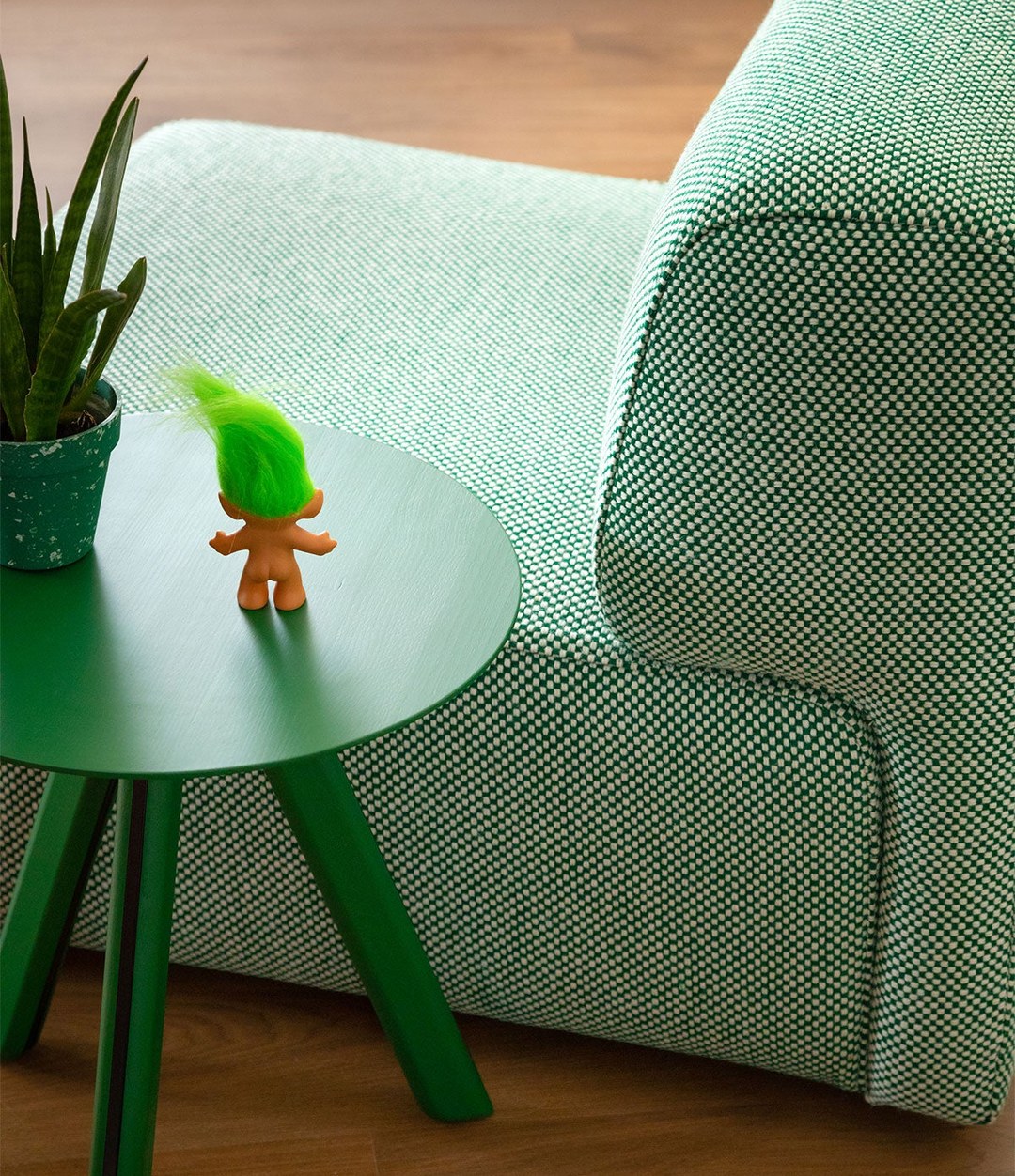 Duo Mini Armchair by Sancal detail of the rounded back – In Dubai by WSPR
