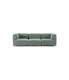 Duo Mini Modular Sofa by Sancal three-seater in sage green – In Dubai by WSPR