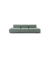 Duo Mini Modular Sofa by Sancal three armless modules in sage green – In Dubai by WSPR